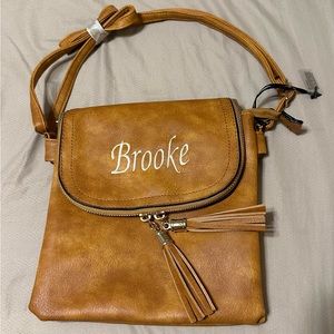 Embroidered BROOKE crossbody bag